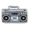 Beistle 11" x 16" Gray & Silver Inflatable Boom Box